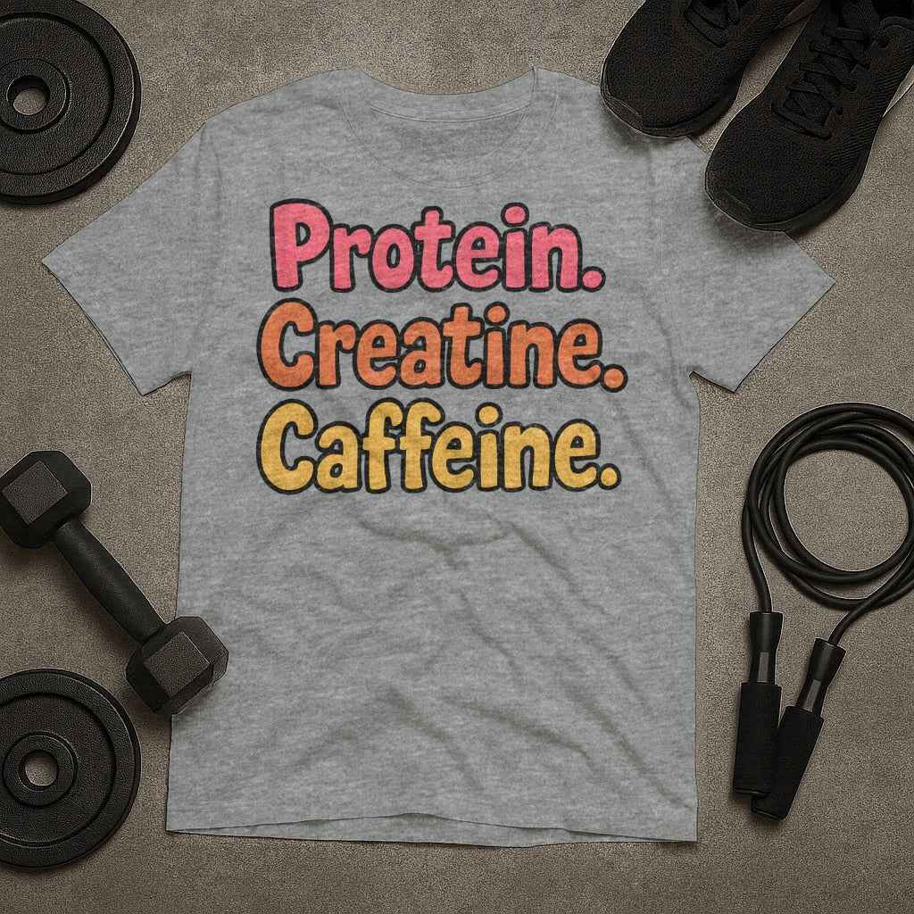 Protein Creatine Caffeine T-Shirt