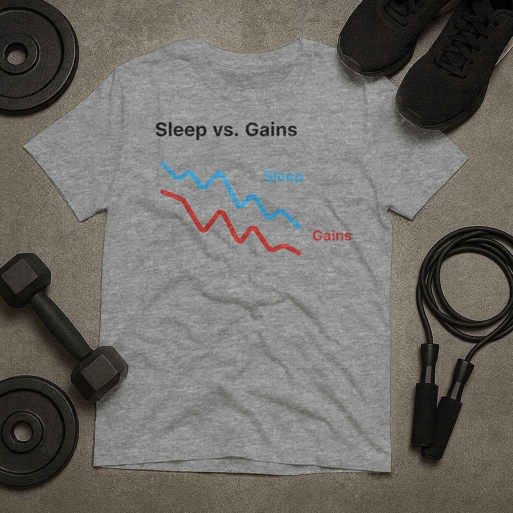 Sleep Versus Gains Graph T-Shirt