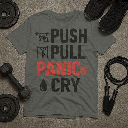 Push Pull Panic Cry T-Shirt