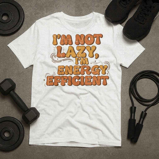 I Am Not Lazy I Am Energy Efficient T-Shirt