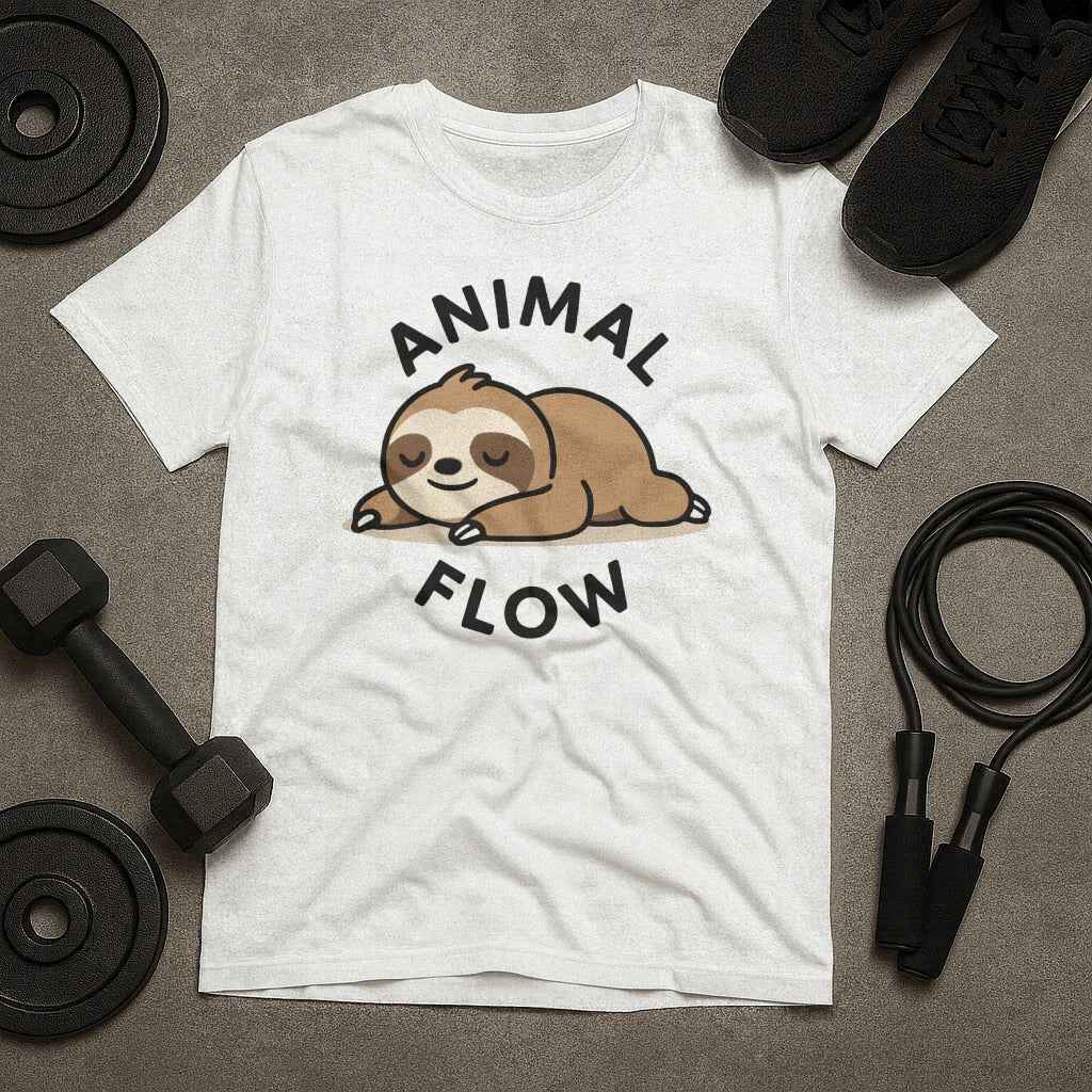 Lazy Sloth Animal Flow T-Shirt