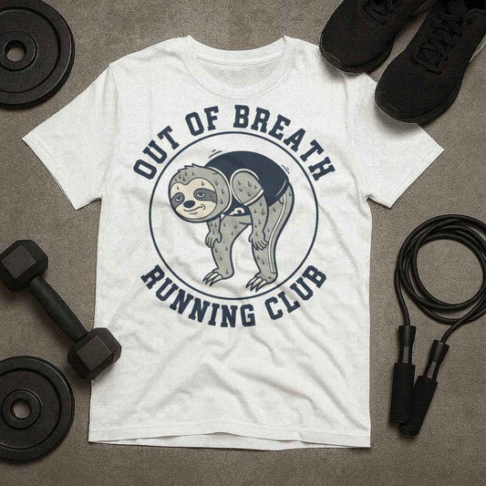 Out Of Breath Running Club Sloth T-Shirt
