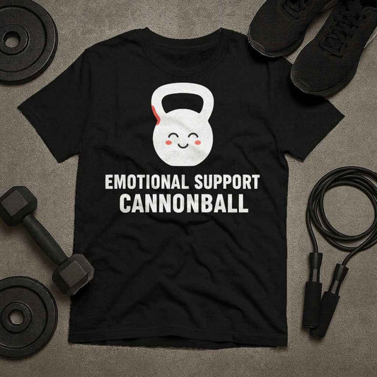 Emotional Support Cannonball T-Shirt