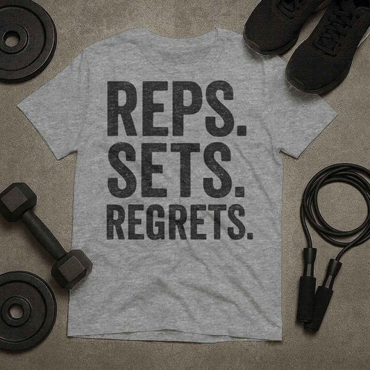 Reps Sets Regrets T-Shirt