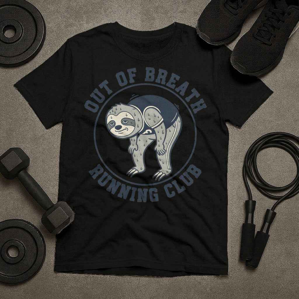 Out Of Breath Running Club Sloth T-Shirt
