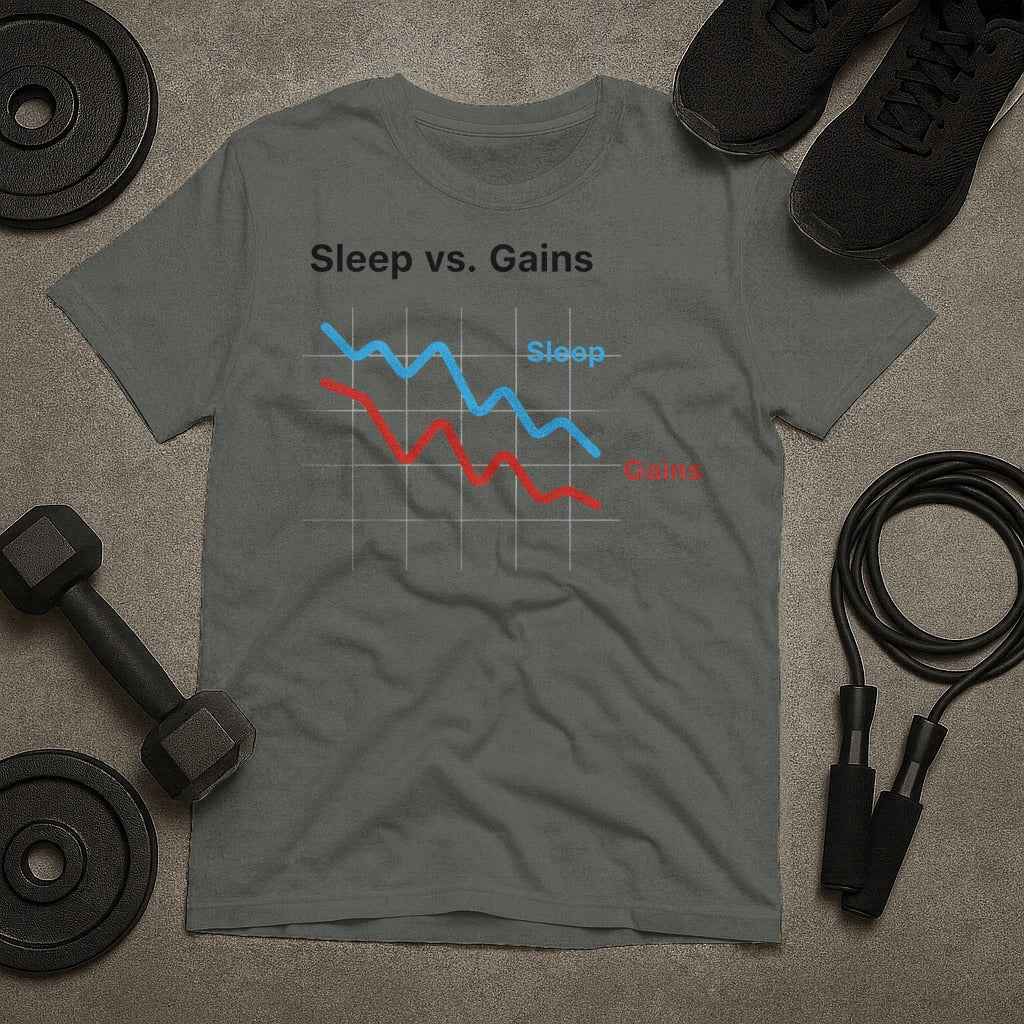 Sleep Versus Gains Graph T-Shirt