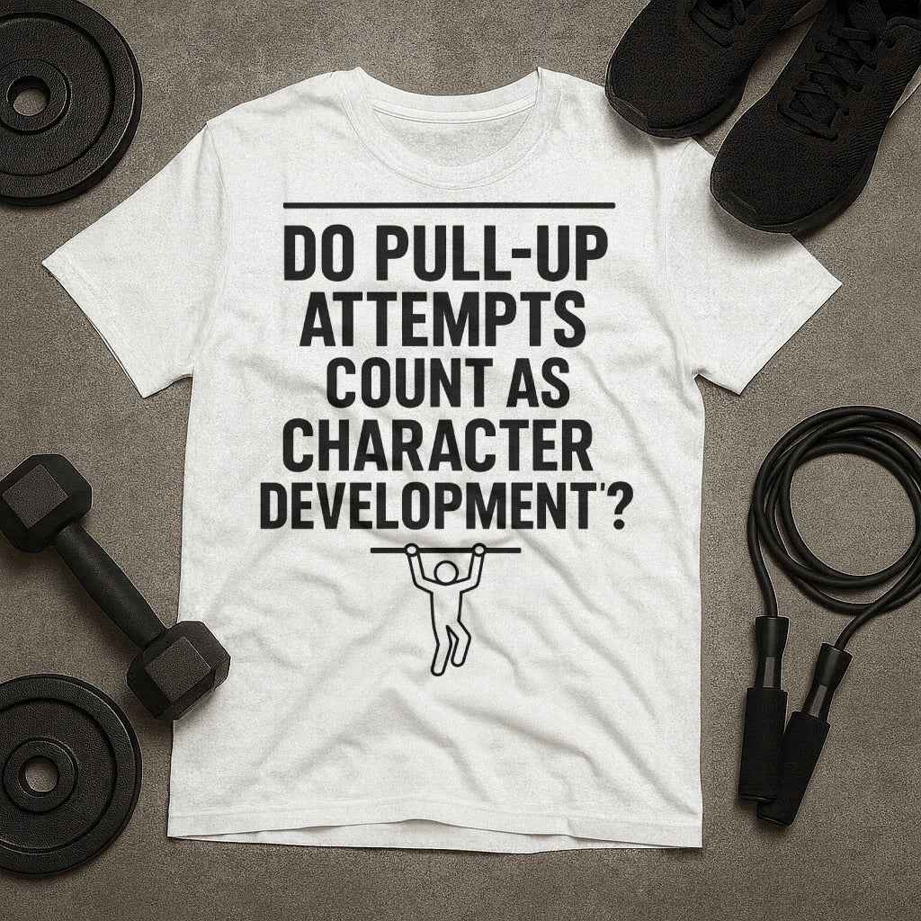 Do Pull Up Attempts Count As Character Development? T-Shirt