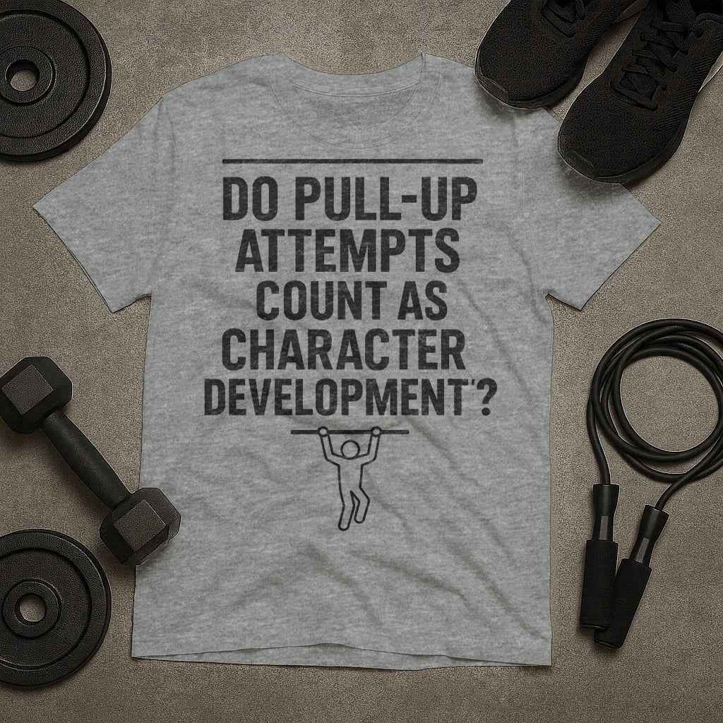 Do Pull Up Attempts Count As Character Development? T-Shirt