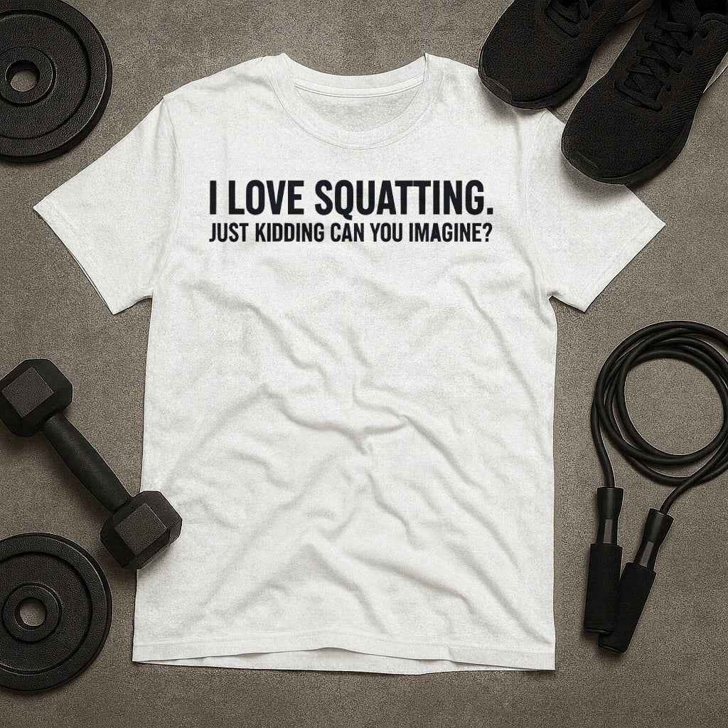 I Love Squatting Just Kidding T-Shirt