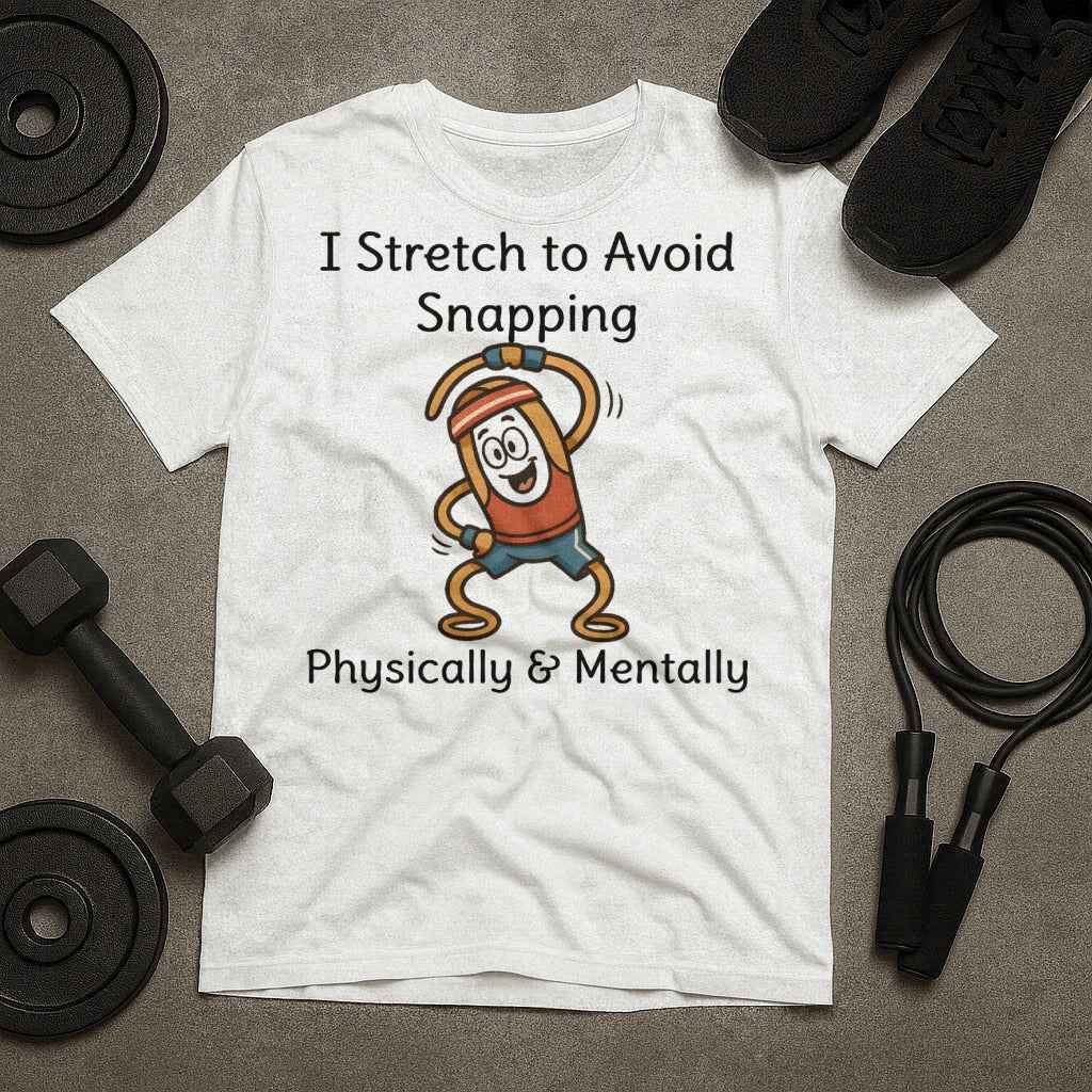 I Stretch to Avoid Snapping Physically Mentally T-Shirt
