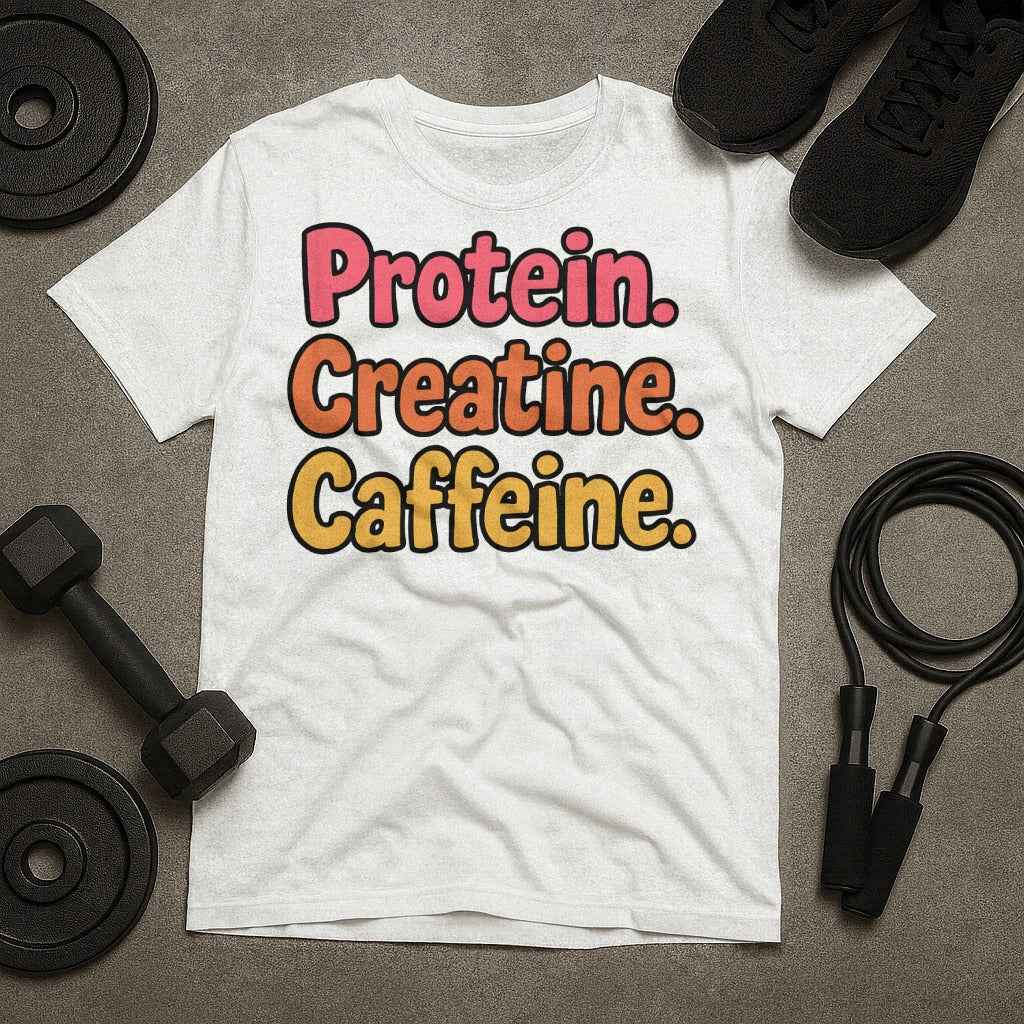 Protein Creatine Caffeine T-Shirt