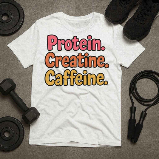 Protein Creatine Caffeine T-Shirt
