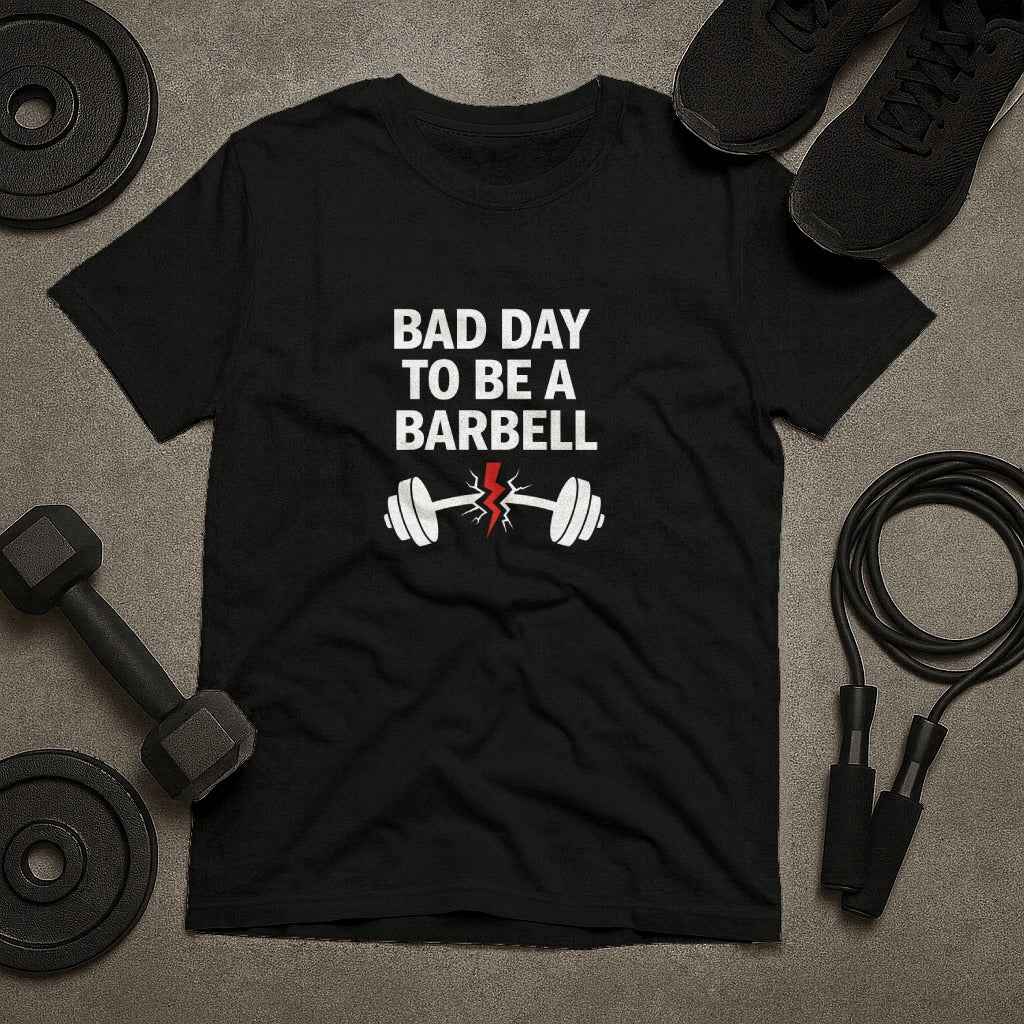 Bad Day To Be A Barbell Gym Fitness T-Shirt