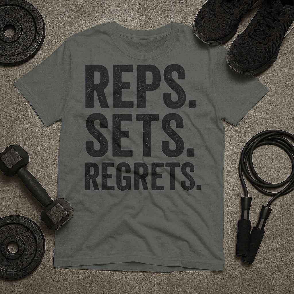 Reps Sets Regrets T-Shirt