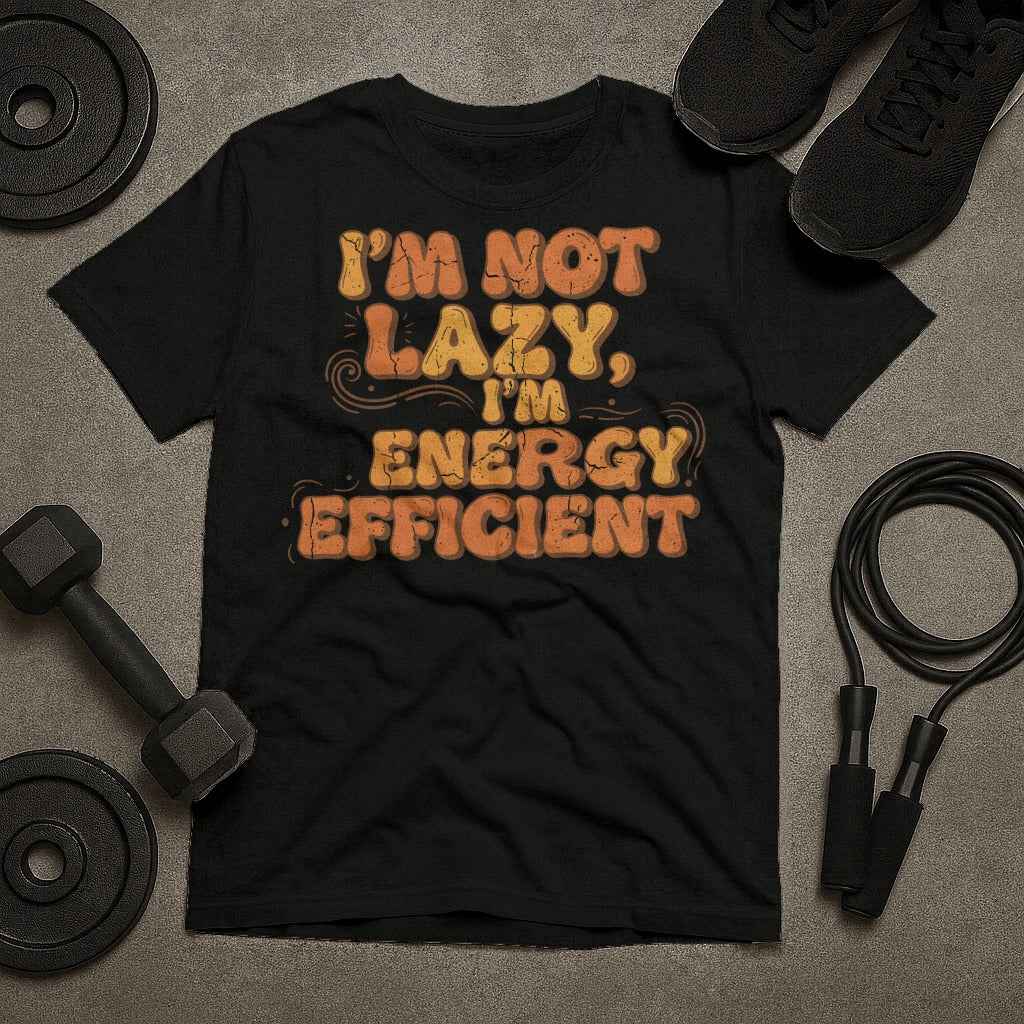 I Am Not Lazy I Am Energy Efficient T-Shirt
