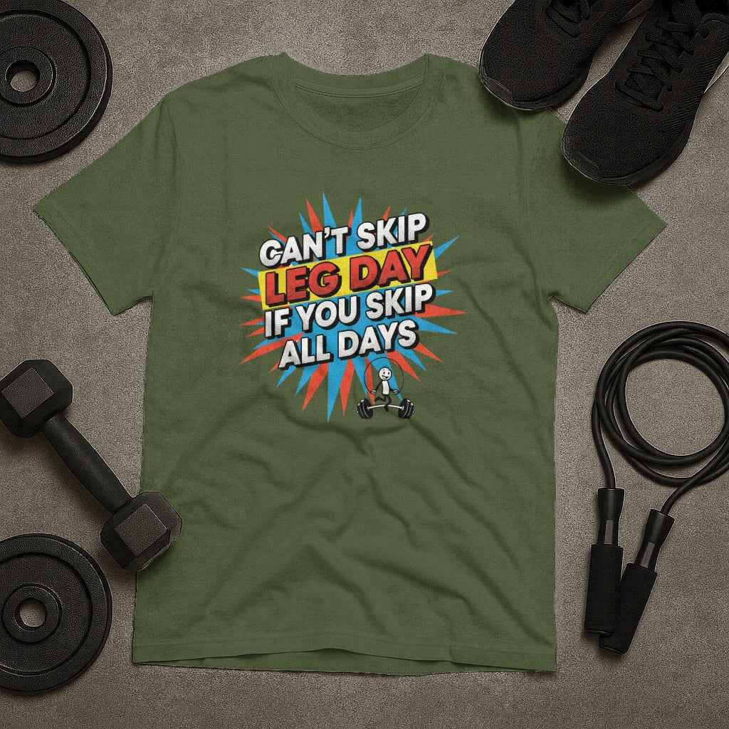 Can't Skip Leg Day If You Skip All Days T-Shirt