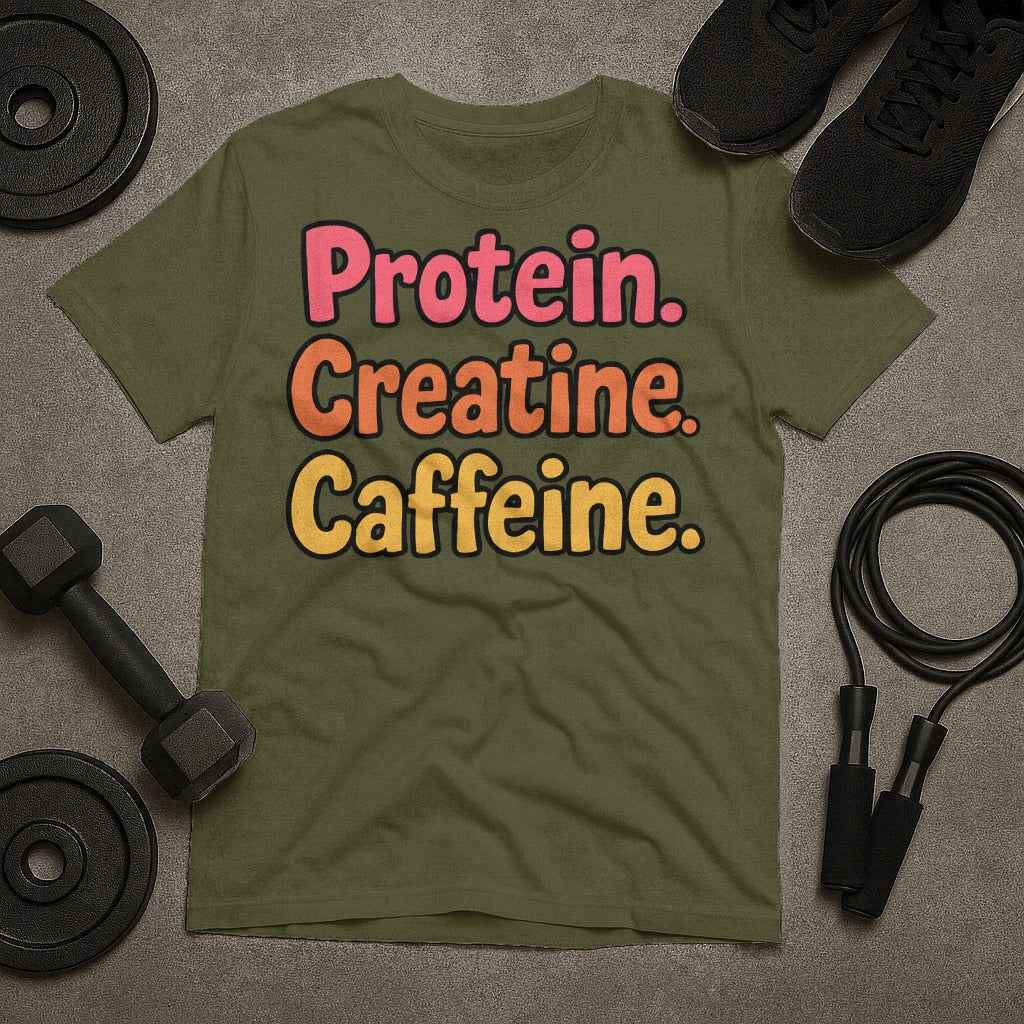 Protein Creatine Caffeine T-Shirt