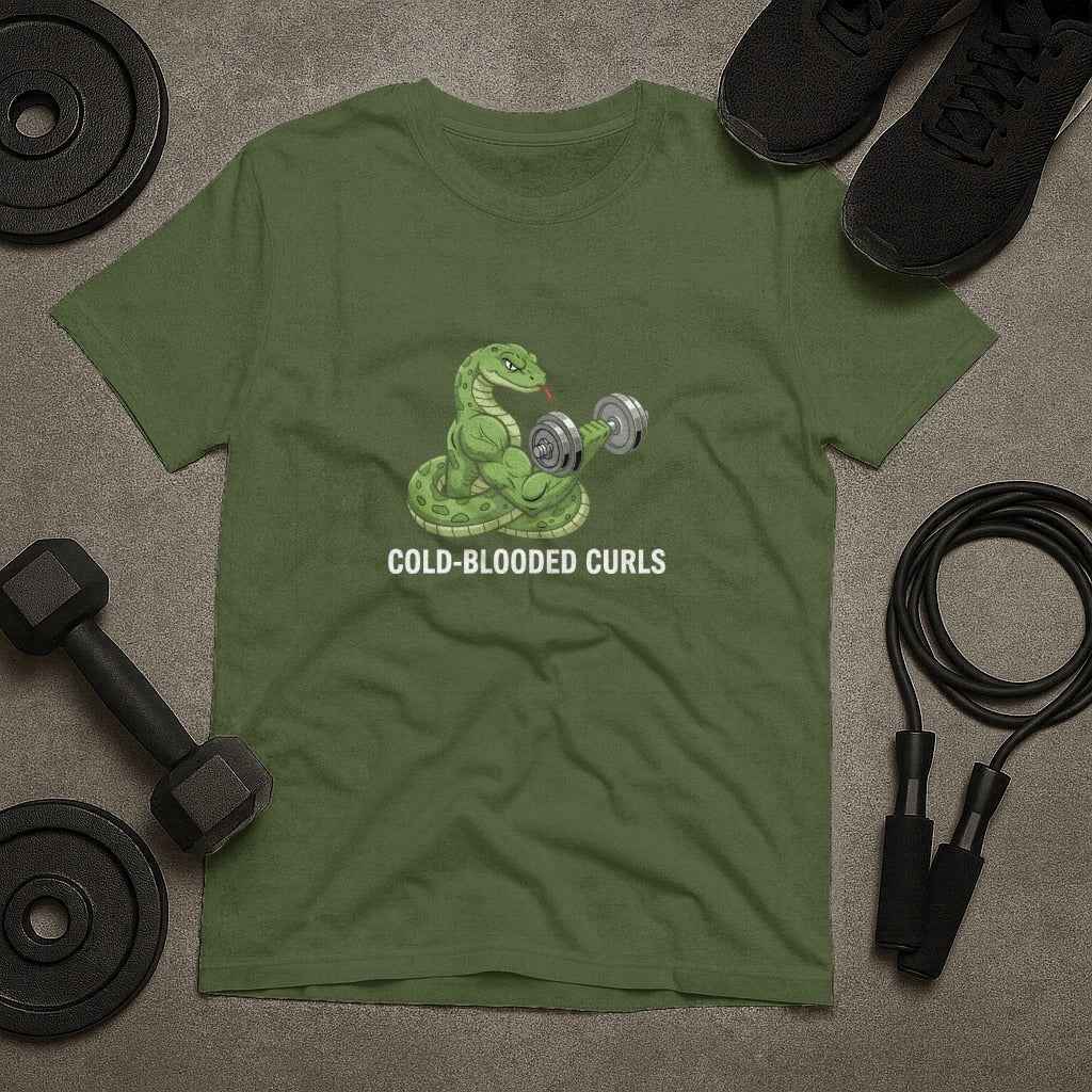 Cold Blooded Curls Snake T-Shirt