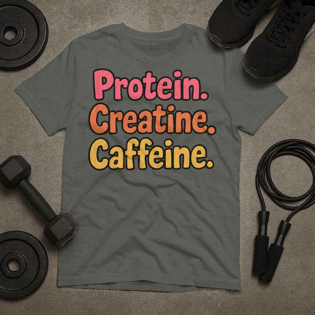 Protein Creatine Caffeine T-Shirt