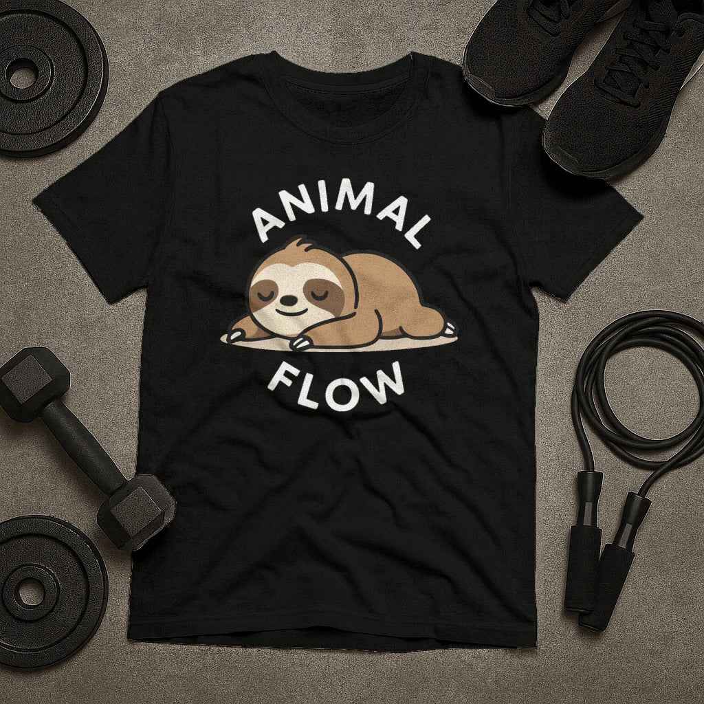 Lazy Sloth Animal Flow T-Shirt