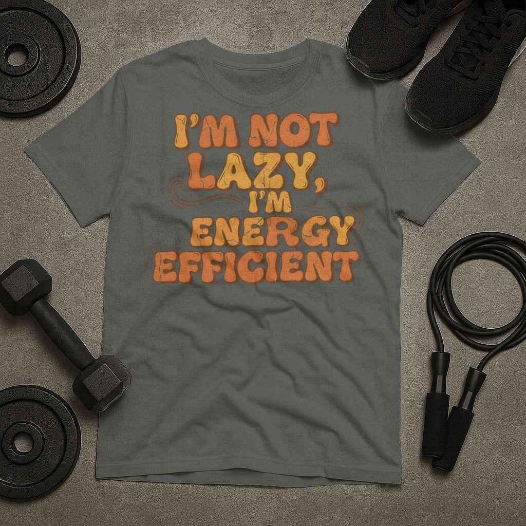 I Am Not Lazy I Am Energy Efficient T-Shirt
