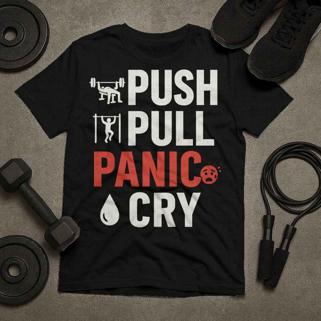Push Pull Panic Cry T-Shirt