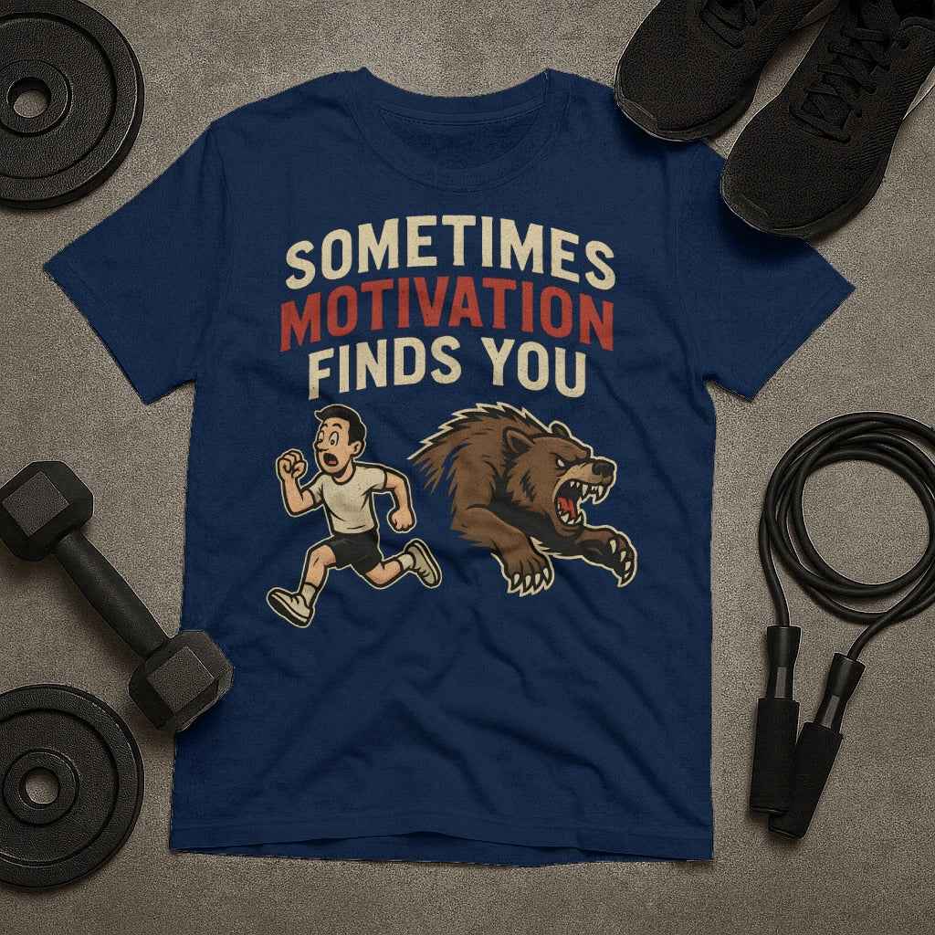 Sometimes Motivation Finds You T-Shirt