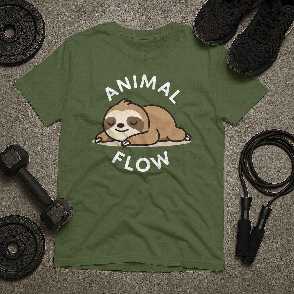 Lazy Sloth Animal Flow T-Shirt