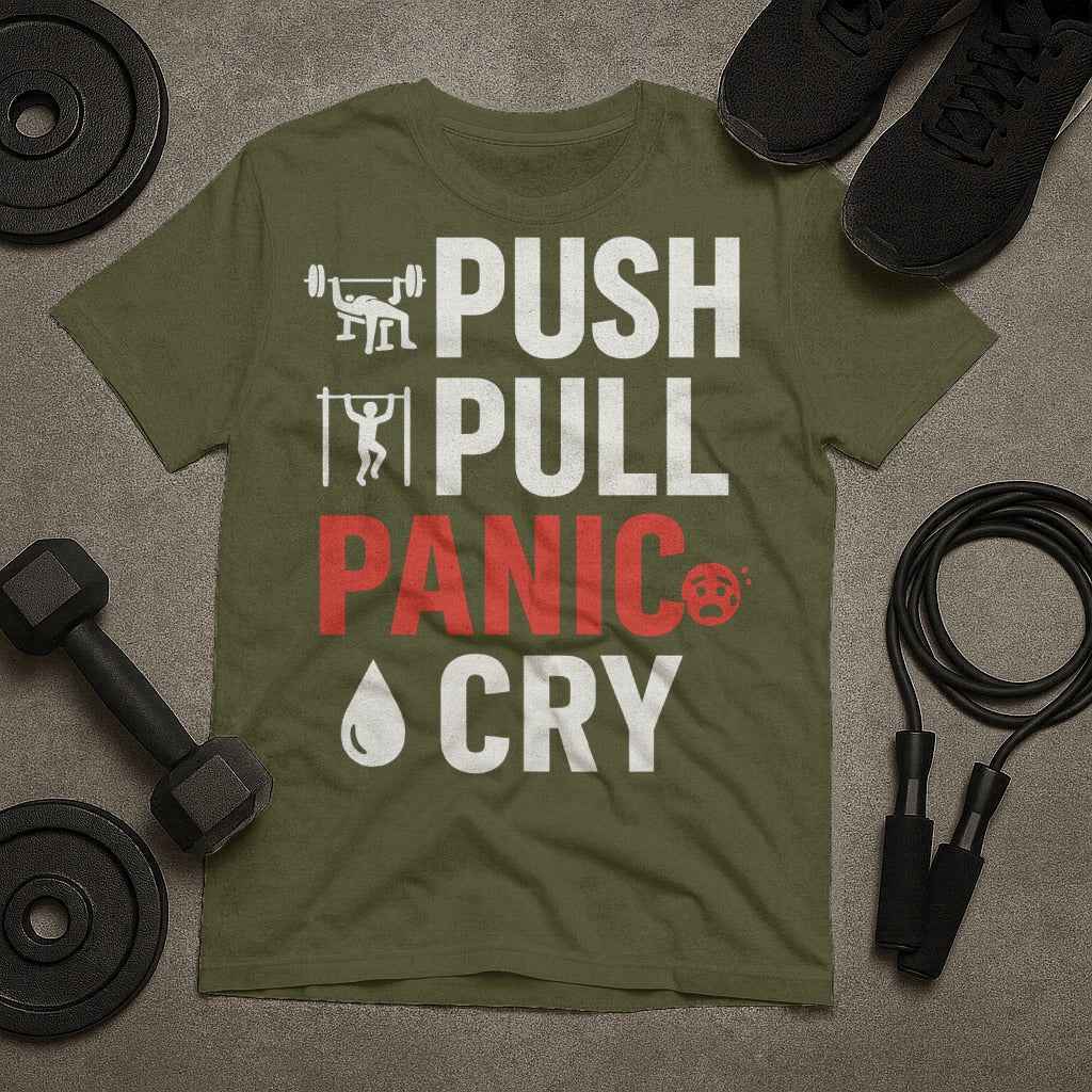 Push Pull Panic Cry T-Shirt