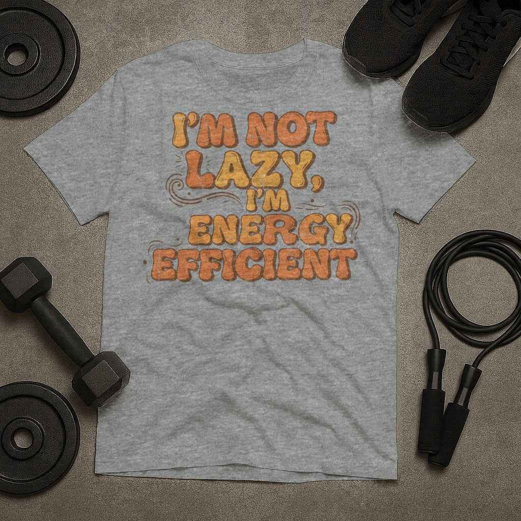 I Am Not Lazy I Am Energy Efficient T-Shirt
