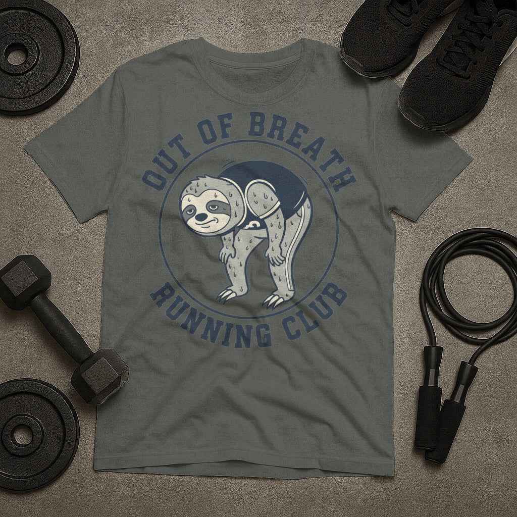 Out Of Breath Running Club Sloth T-Shirt