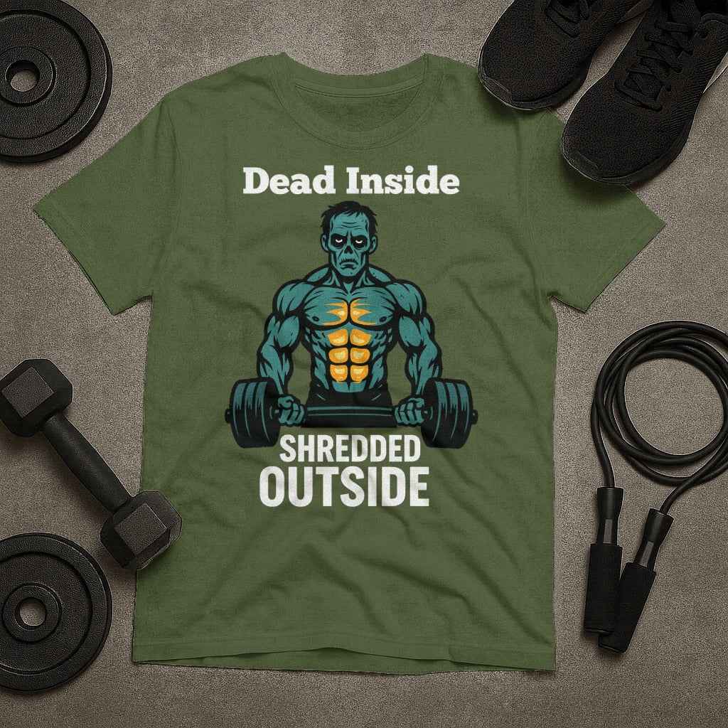 Dead Inside Shredded Outside Zombie T-Shirt