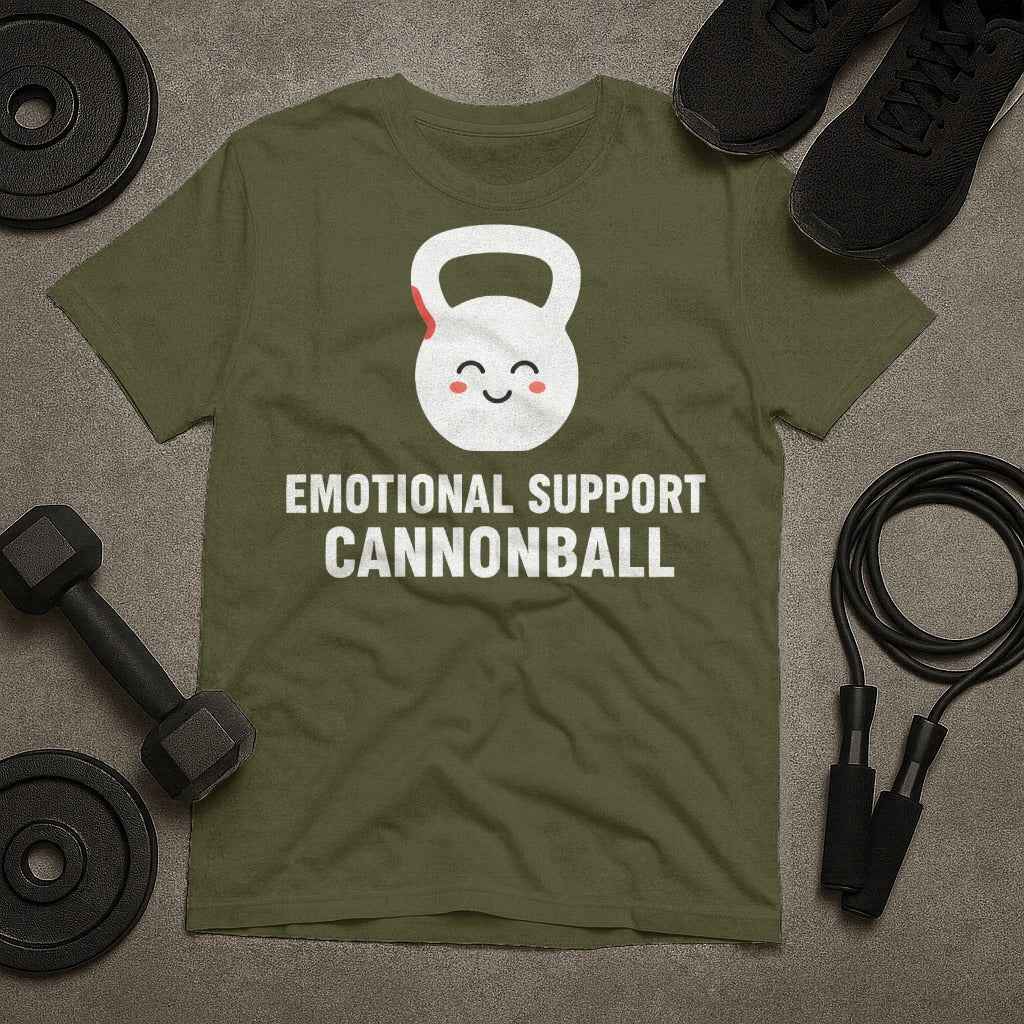Emotional Support Cannonball T-Shirt