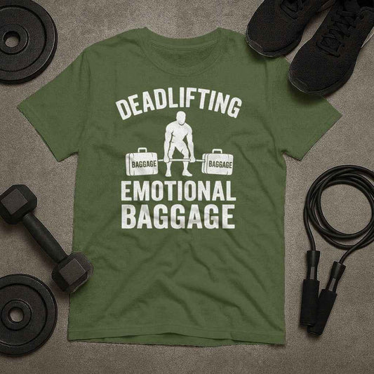 Deadlifting Emotional Baggage T-Shirt