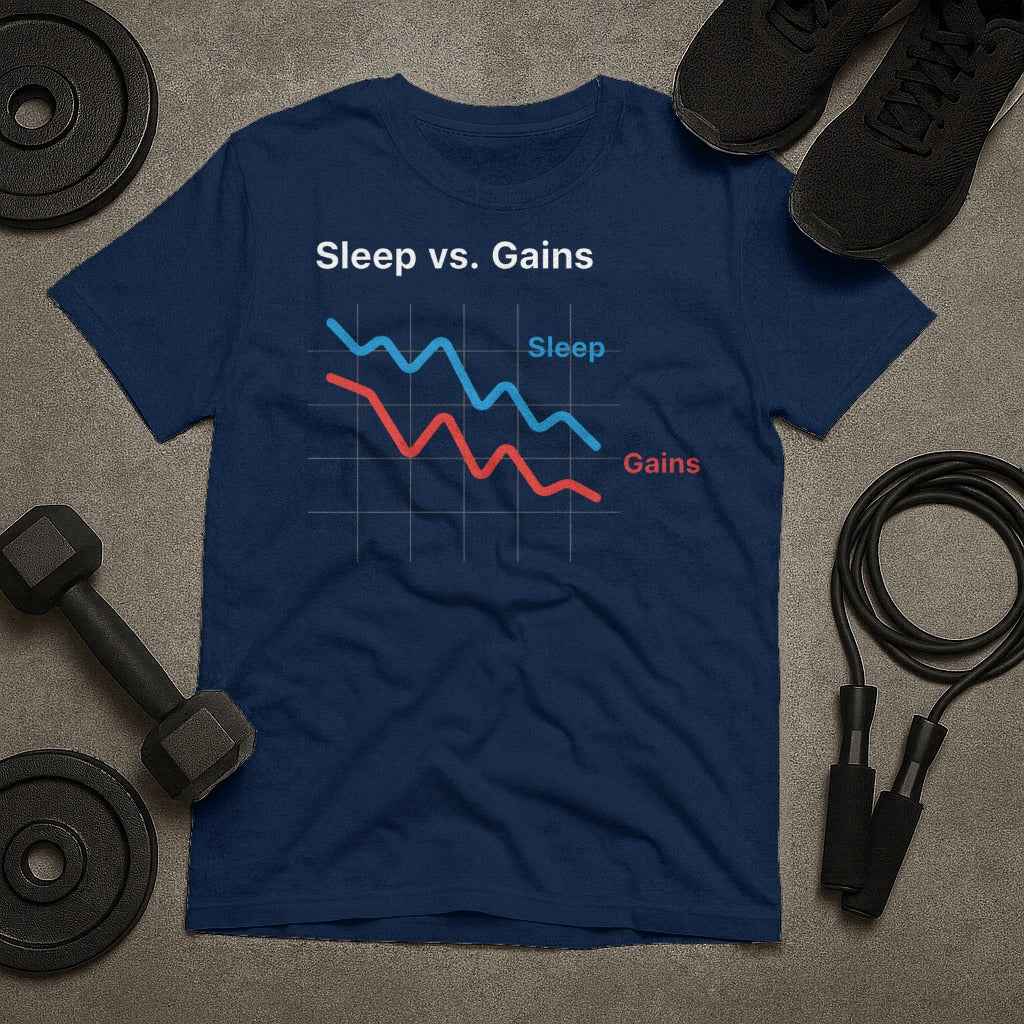 Sleep Versus Gains Graph T-Shirt