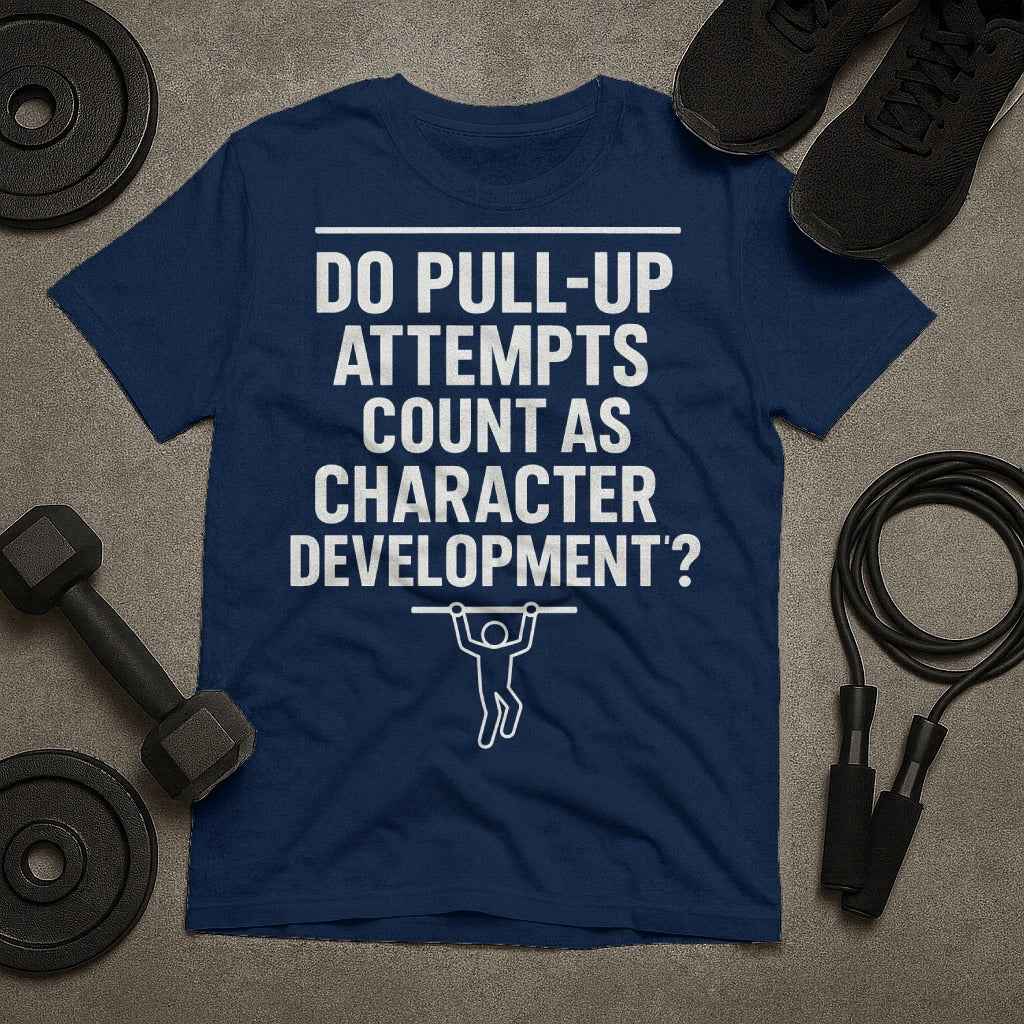 Do Pull Up Attempts Count As Character Development? T-Shirt