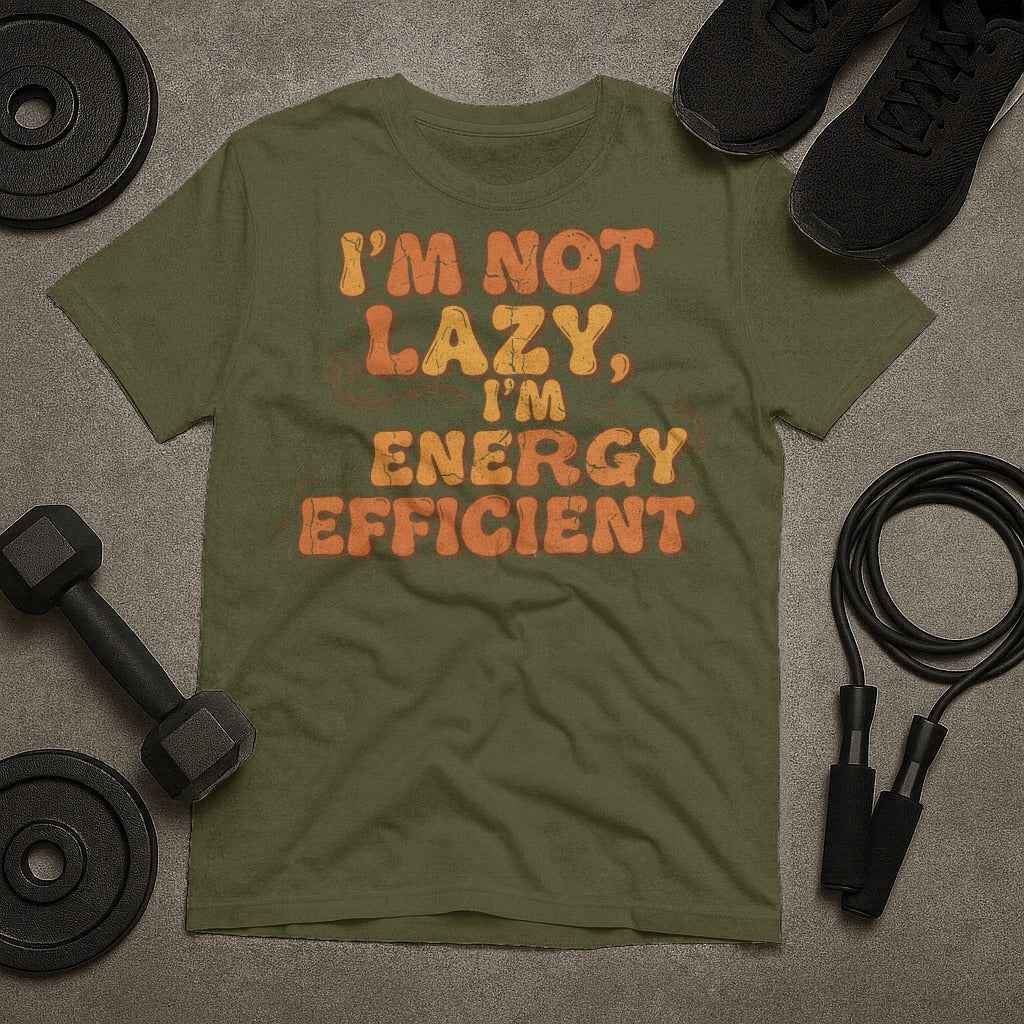 I Am Not Lazy I Am Energy Efficient T-Shirt