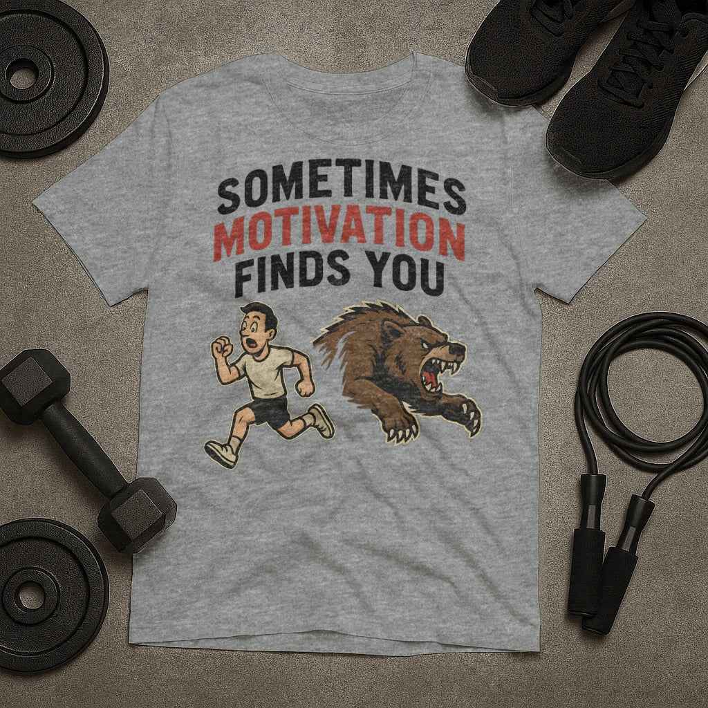Sometimes Motivation Finds You T-Shirt