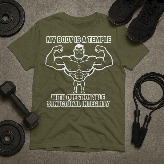My Body Is A Temple With Questionable Structural Integrity T-Shirt