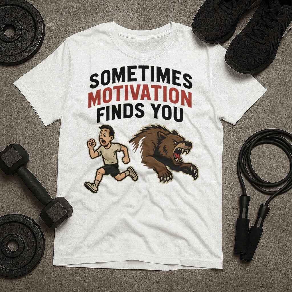 Sometimes Motivation Finds You T-Shirt