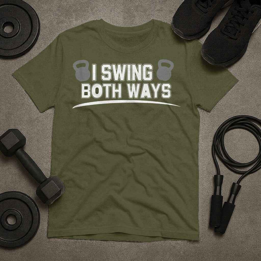 I Swing Both Ways Gym T-Shirt