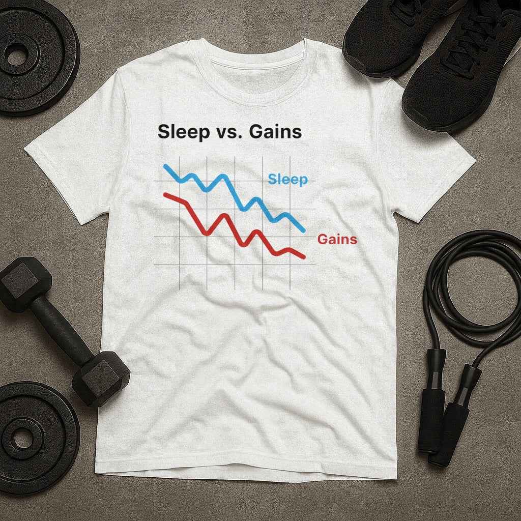 Sleep Versus Gains Graph T-Shirt