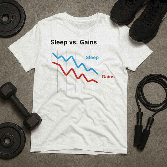 Sleep Versus Gains Graph T-Shirt