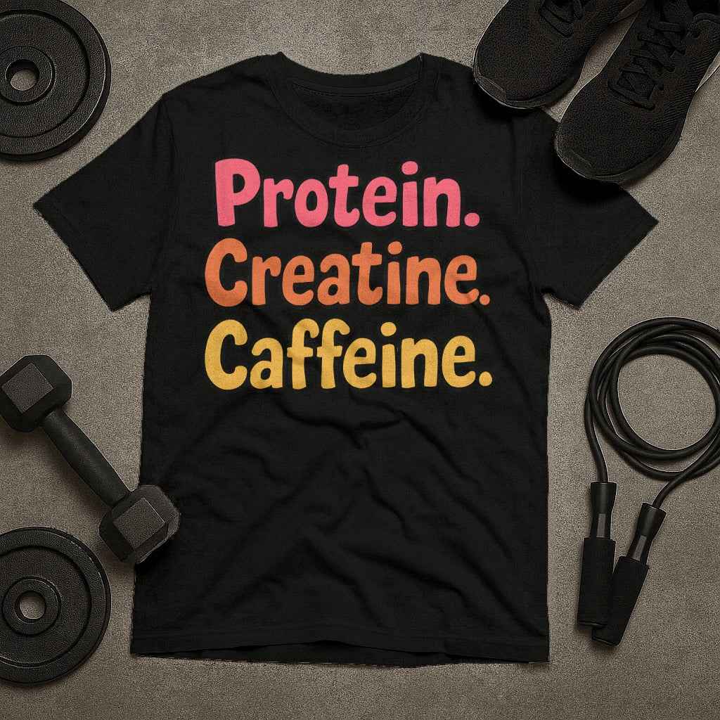 Protein Creatine Caffeine T-Shirt